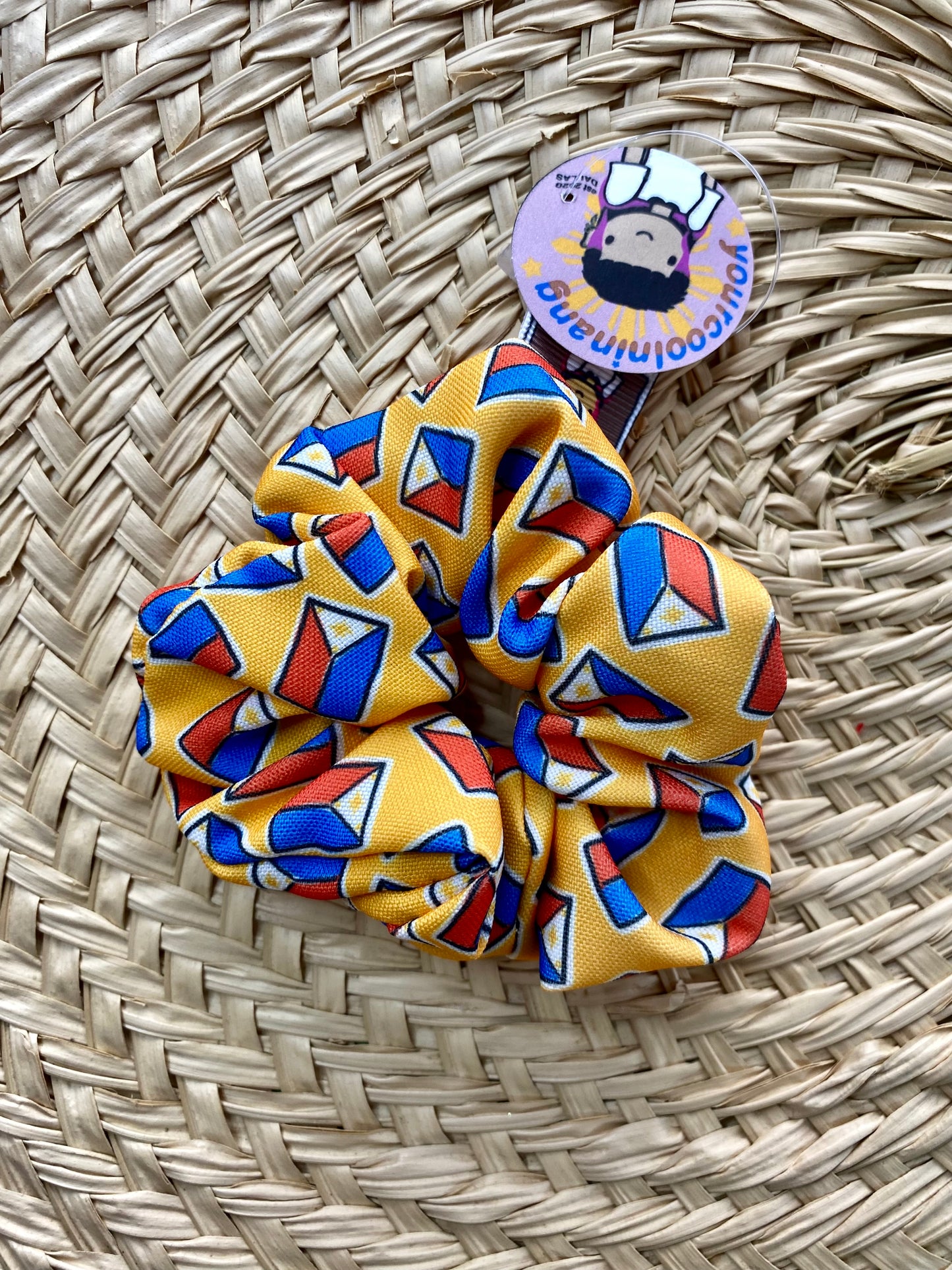 Handmade Filipino themed Scrunchies