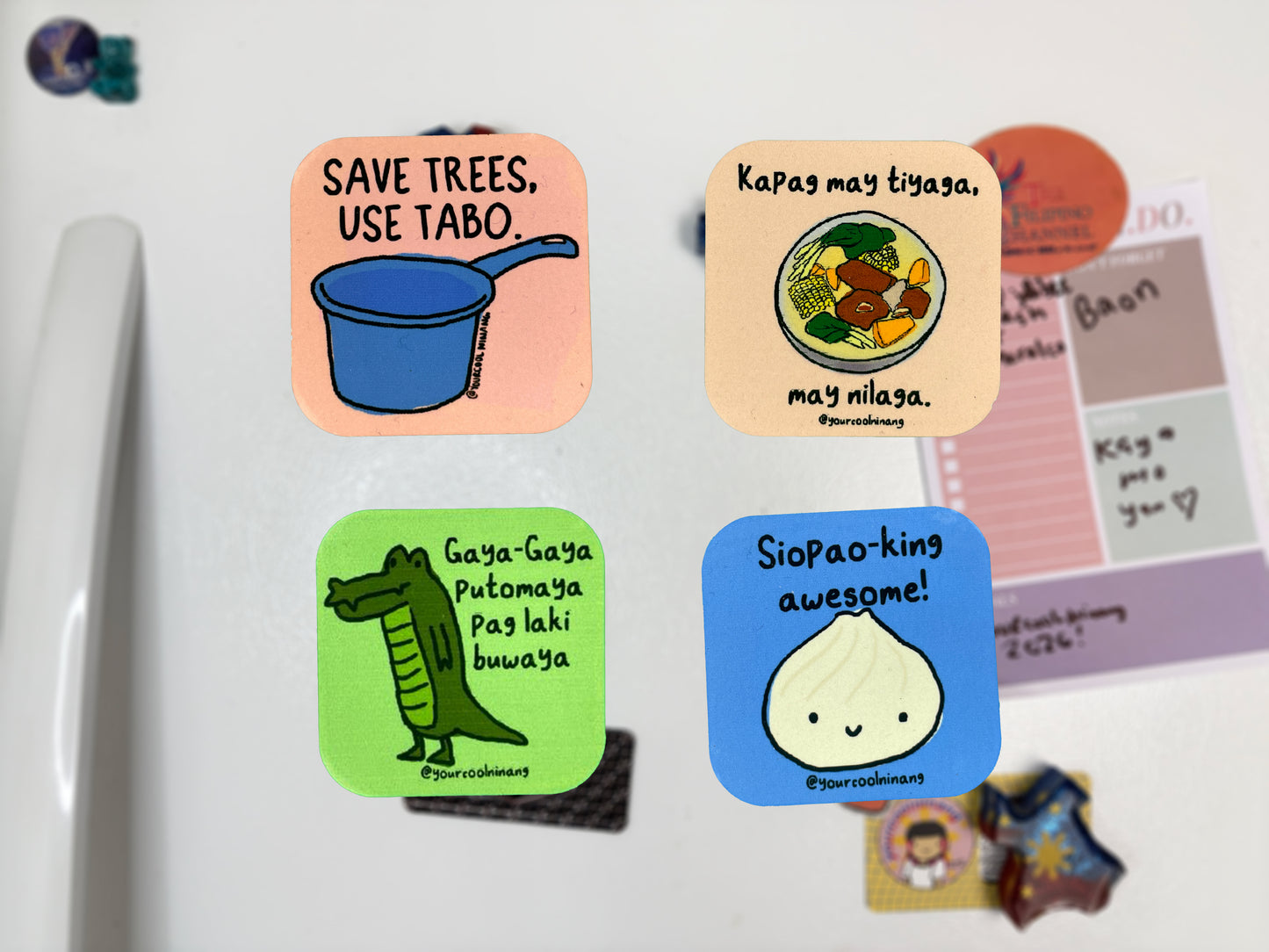 Filipino Philippines Tagalog funny phrases magnets