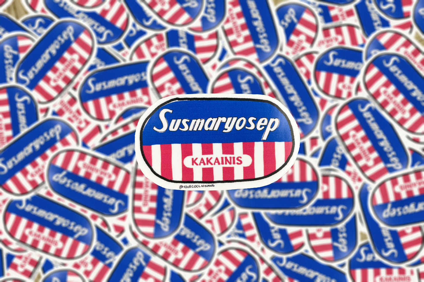 Filipino snacks parody stickers Tagalog Philippines skyflakes Susmaryosep Potcha potchi