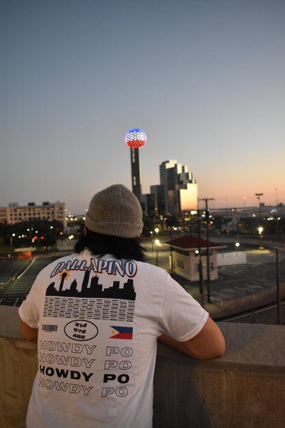 DALLAPINO Howdy Po! Dallas skyline tee