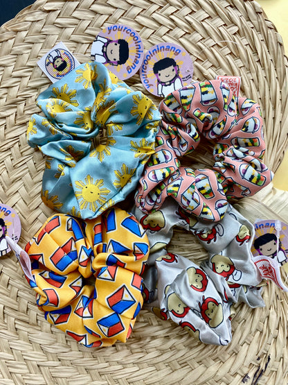 Handmade Filipino themed Scrunchies