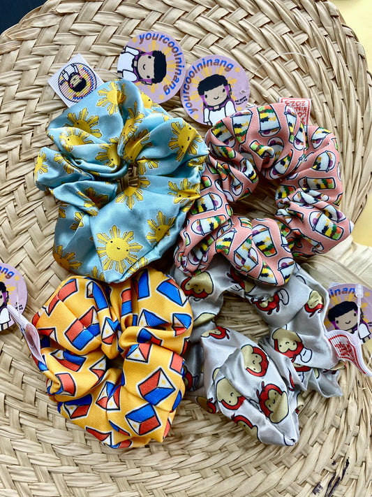 Handmade Filipino themed Scrunchies