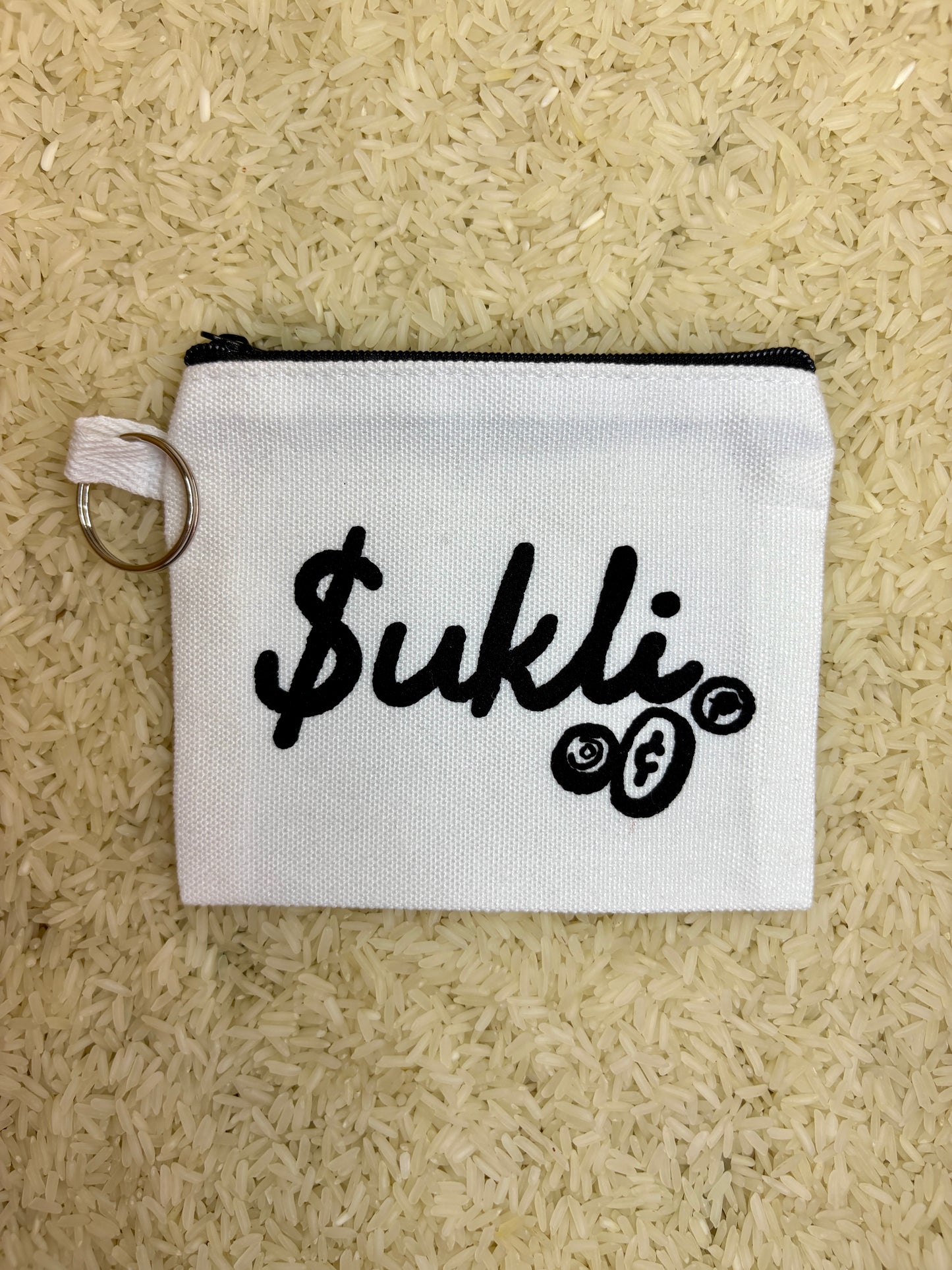 Zip coin purse pouches funny Filipino Philippines Tagalog dasurv gastadora walang ipon club Sukli