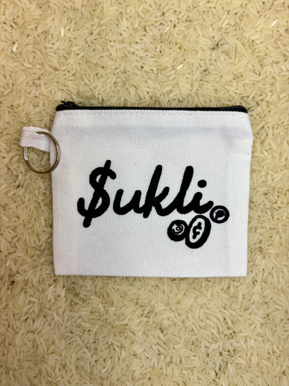 Zip coin purse pouches funny Filipino Philippines Tagalog dasurv gastadora walang ipon club Sukli