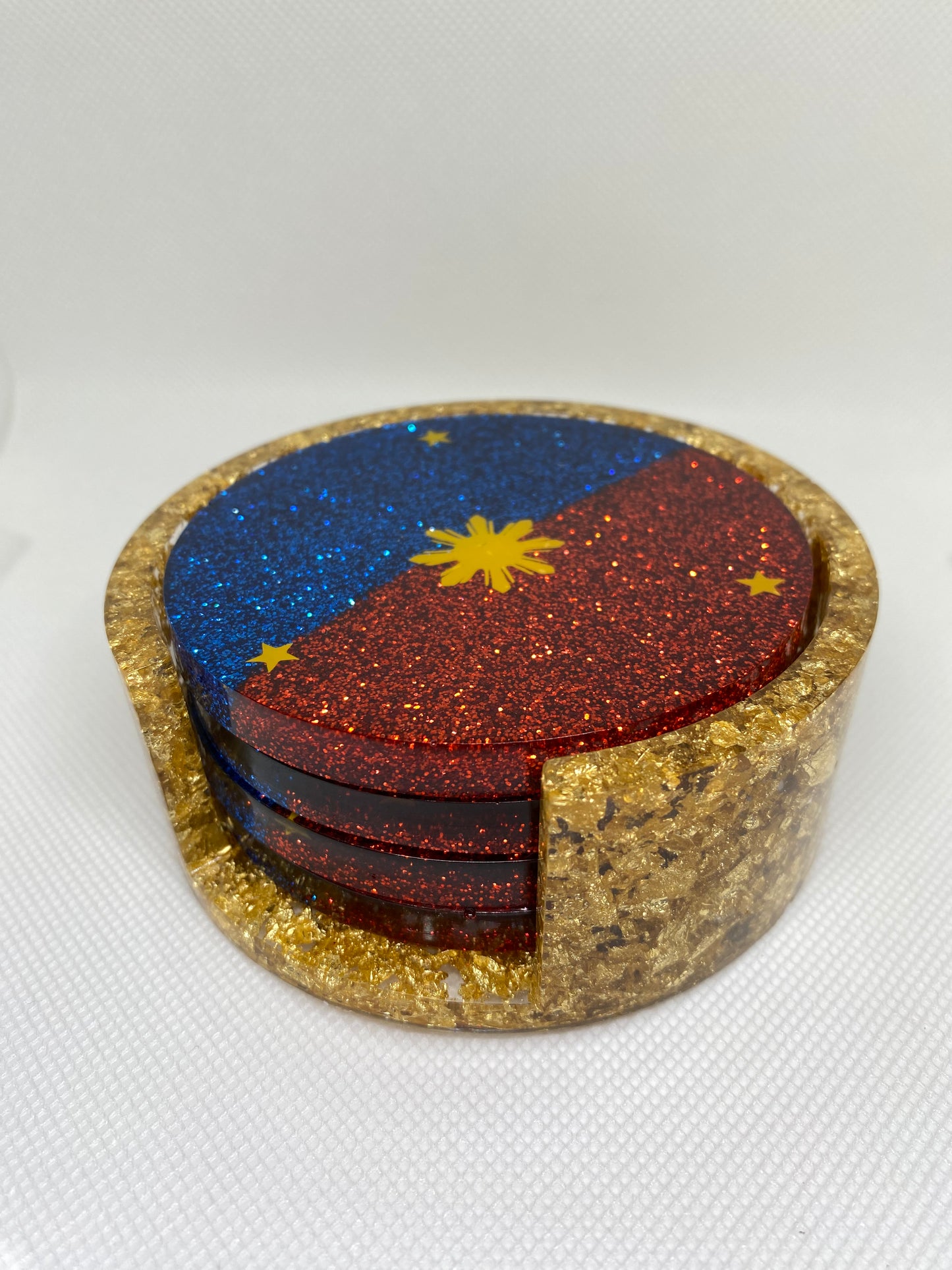 Philippines Flag Inspired Coaster set