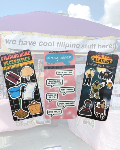 Filipino themed Sticker Sheets