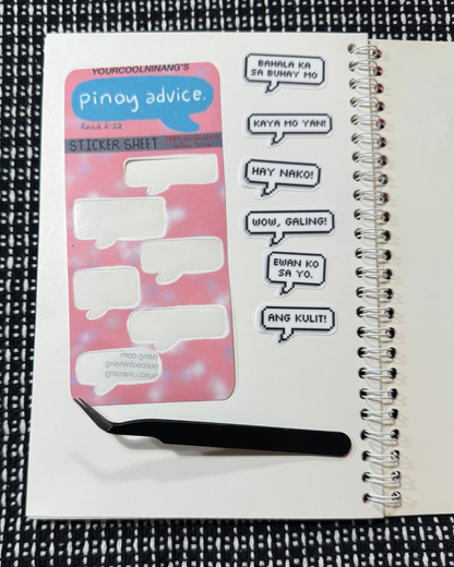 Filipino themed Sticker Sheets