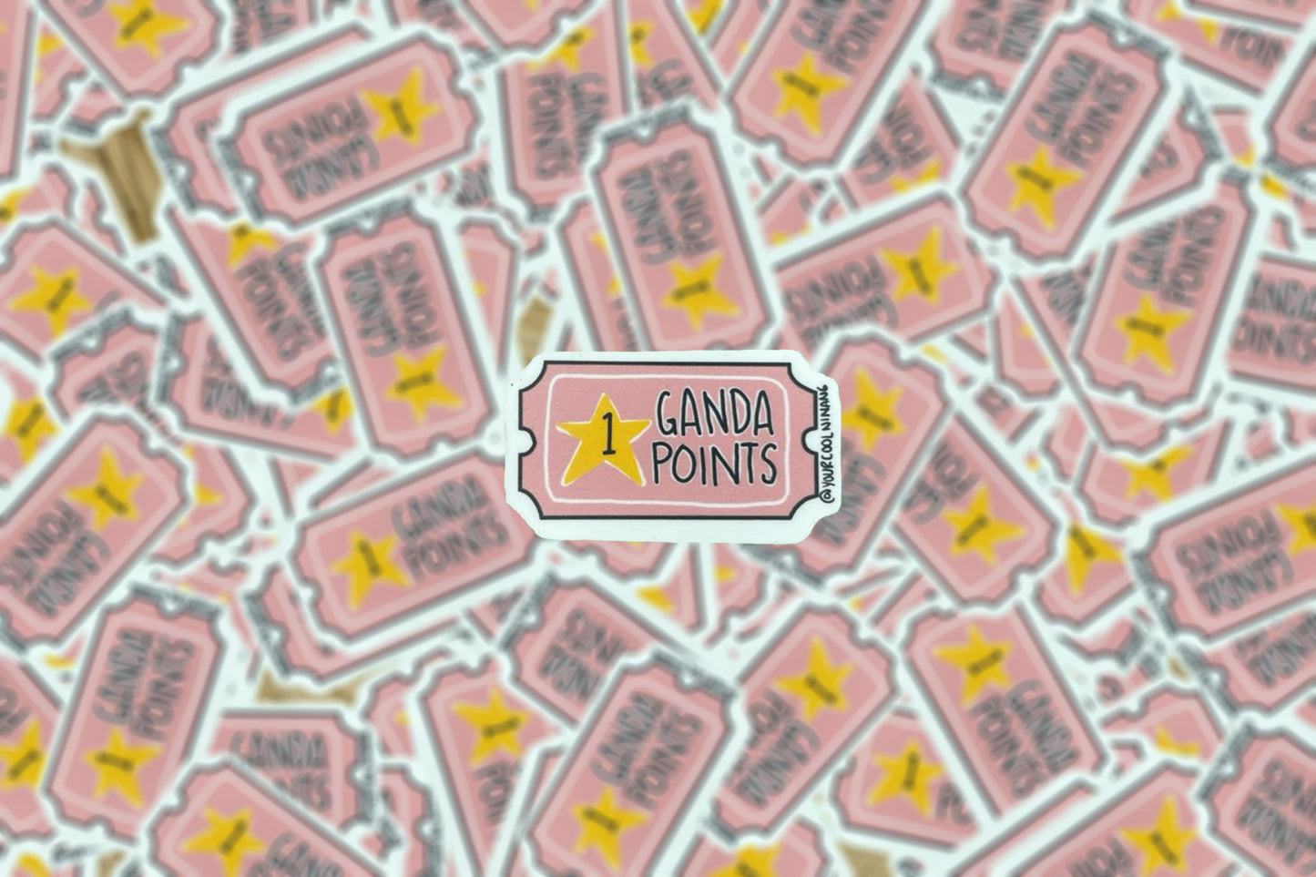 Pogi Points Ganda Points Ligtas Pointa Pangit Points Tagalog Philippines stickers