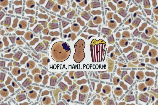Hopia Mani Popcorn stickers Tagalog Filipino Pinoy Philippine Pride
