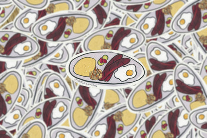 Filipino meals stickers: Silogs: Tapsilog, Tocilog, Longsilog, Chicksilog, BBQsilog, Hotsilog, Bangsilog, Porksilog, Tinapasilog