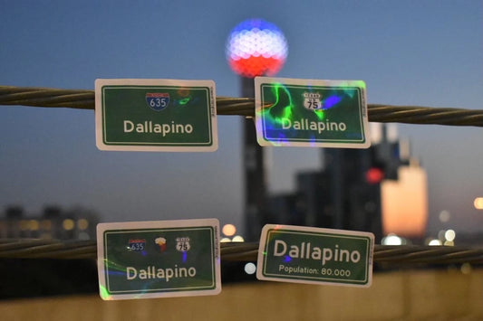 DALLAPINO Highway Sign Stickers