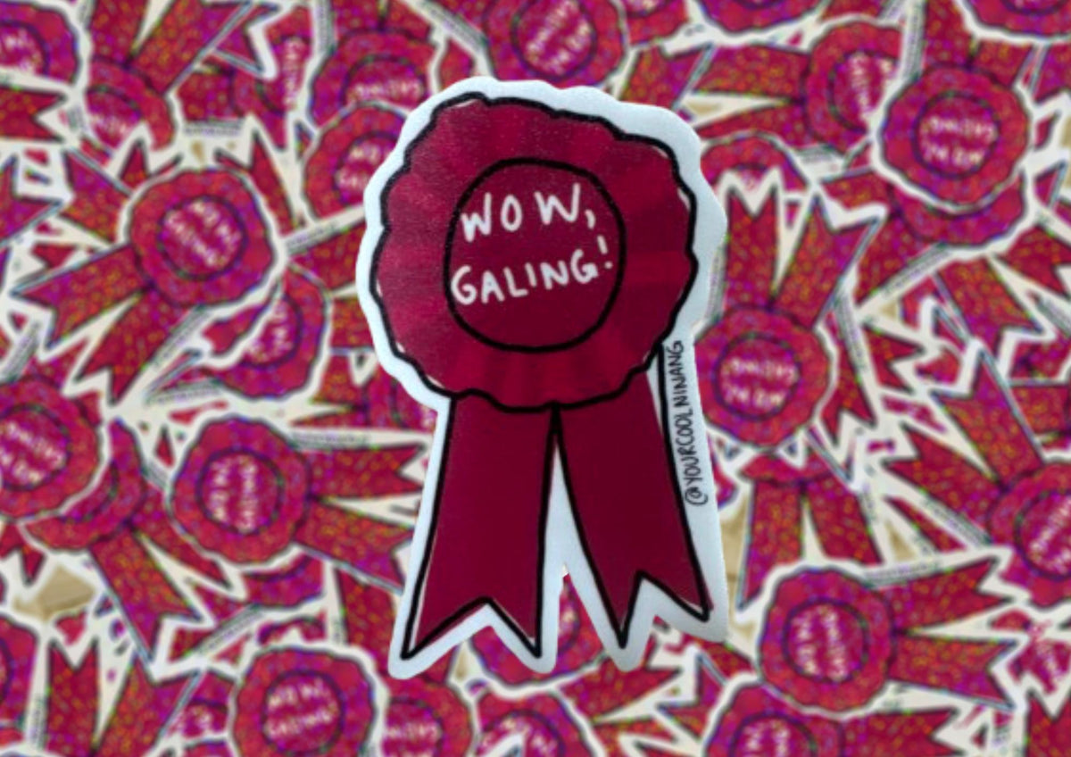 Adulting Awards in Filipino Tagalog sticker Funny