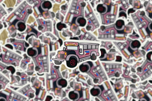 Jeepney Lakwatsa stickers Tagalog Filipino Pinoy Philippine Pride