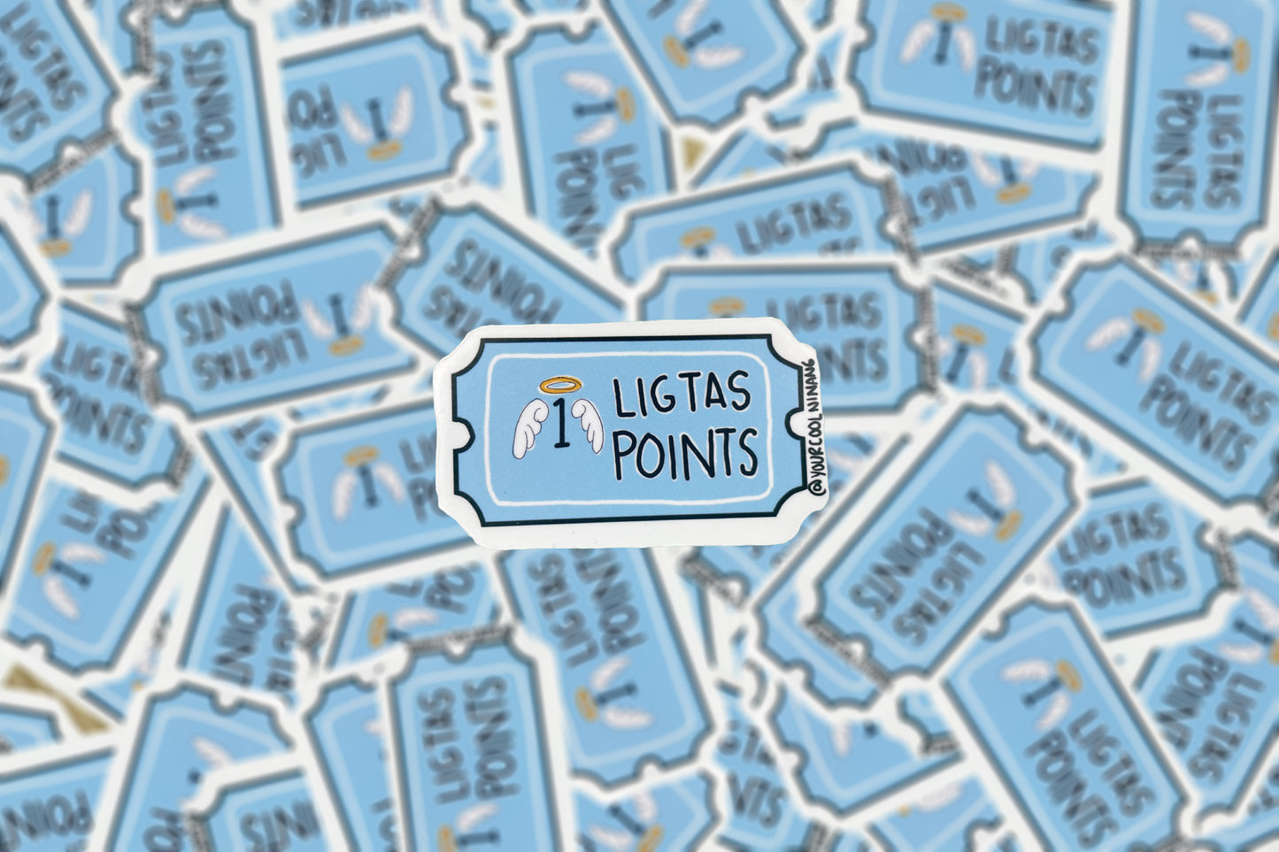Pogi Points Ganda Points Ligtas Pointa Pangit Points Tagalog Philippines stickers