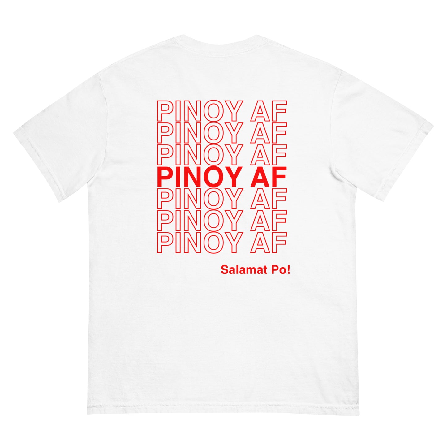 PINOY AF Thank You Plastic bag t-shirt