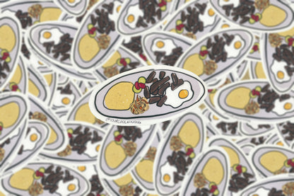 Filipino meals stickers: Silogs: Tapsilog, Tocilog, Longsilog, Chicksilog, BBQsilog, Hotsilog, Bangsilog, Porksilog, Tinapasilog