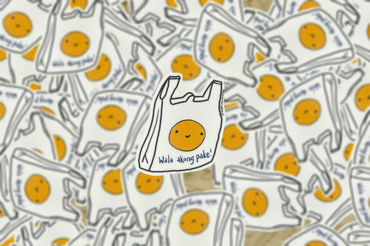 Wala akong pake plastic bag stickers philippines tagalog filipino